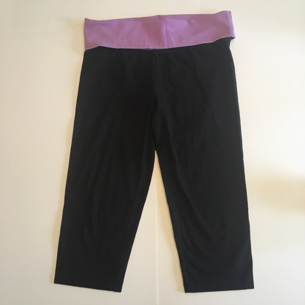 PINK Victoria’s Secret Foldover Crop Leggings - Picture 1 of 4